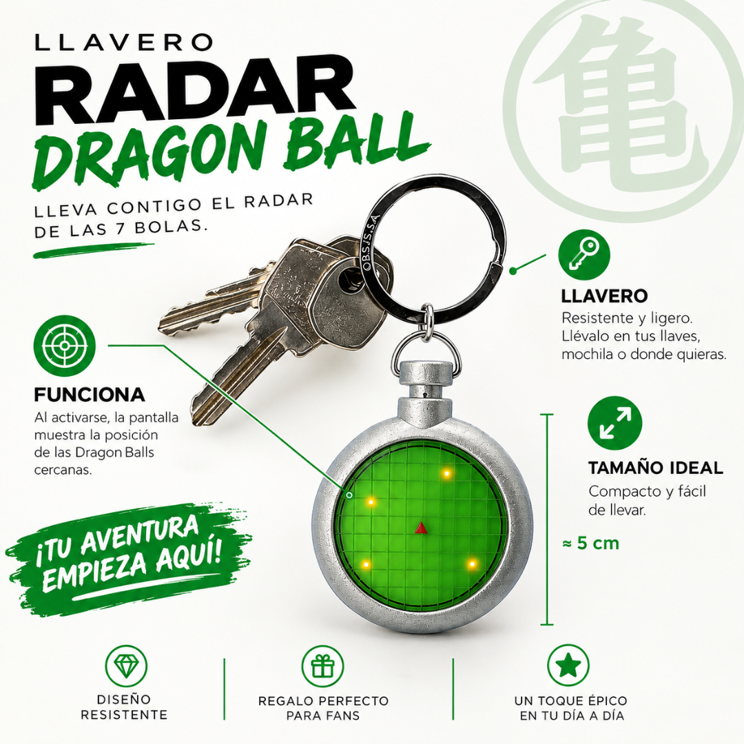 Llavero radar Dragon Ball Z