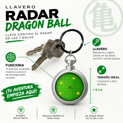 Llavero radar Dragon Ball Z